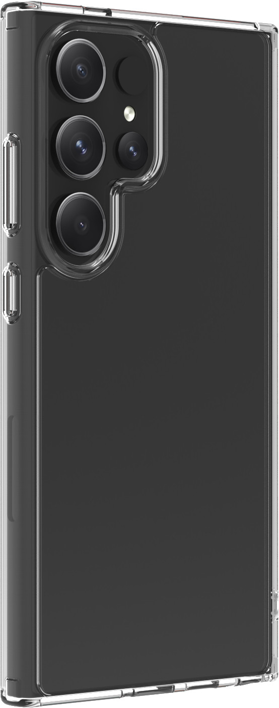 BlueBuilt Protective Back Cover Samsung Galaxy S24 Ultra Transparant linkerkant