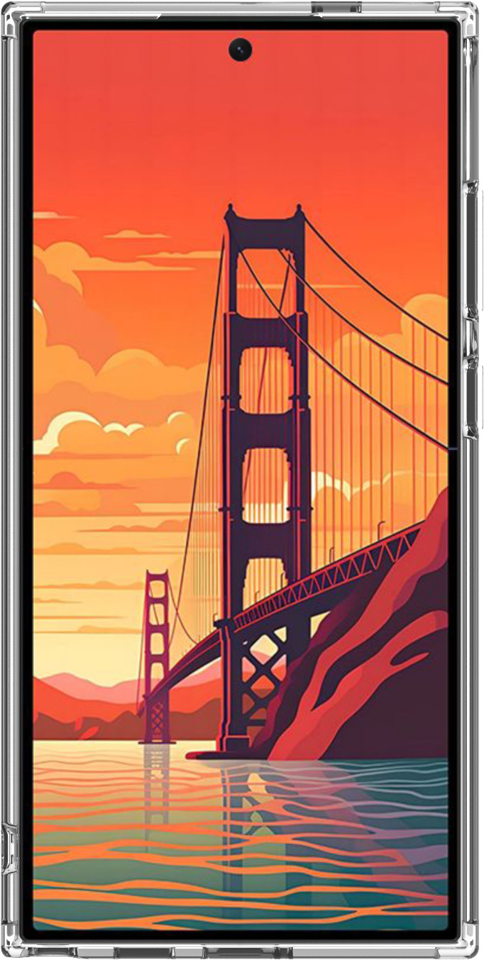 BlueBuilt Protective Back Cover Samsung Galaxy S24 Ultra Transparant voorkant