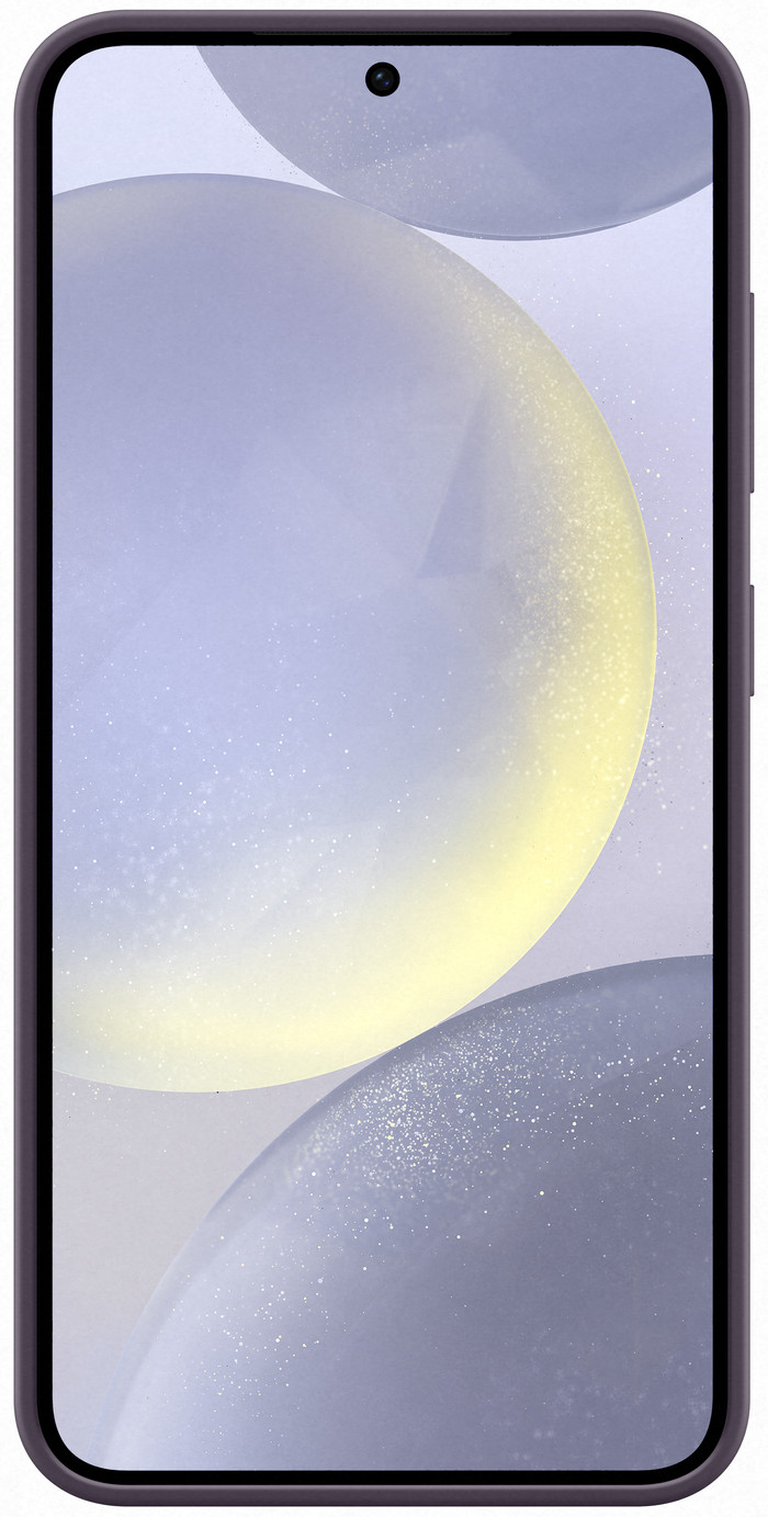 Samsung Galaxy S24 Standing Grip Back Cover Donkerpaars voorkant