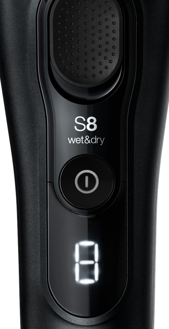 Braun Series 8 8560cc Black detail