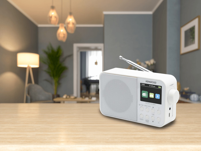 Kenwood CR-M30DAB White product in use