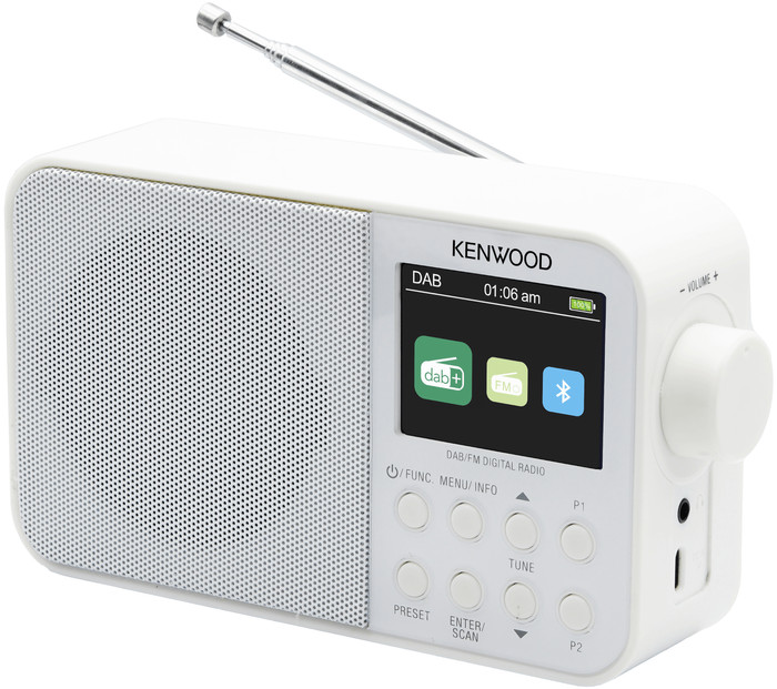 Kenwood CR-M30DAB White front