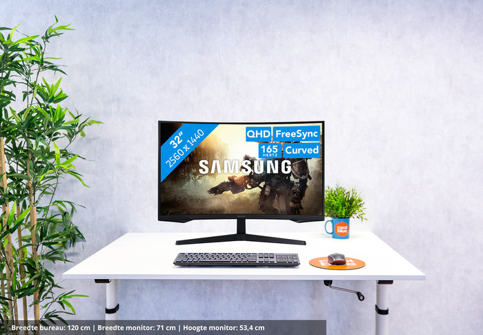 Samsung Odyssey G5 LS32CG552EUXEN visual Coolblue 1