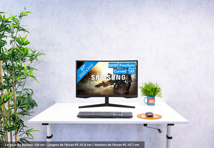 Samsung Odyssey G5 LS27CG552EUXEN visuel Coolblue 1