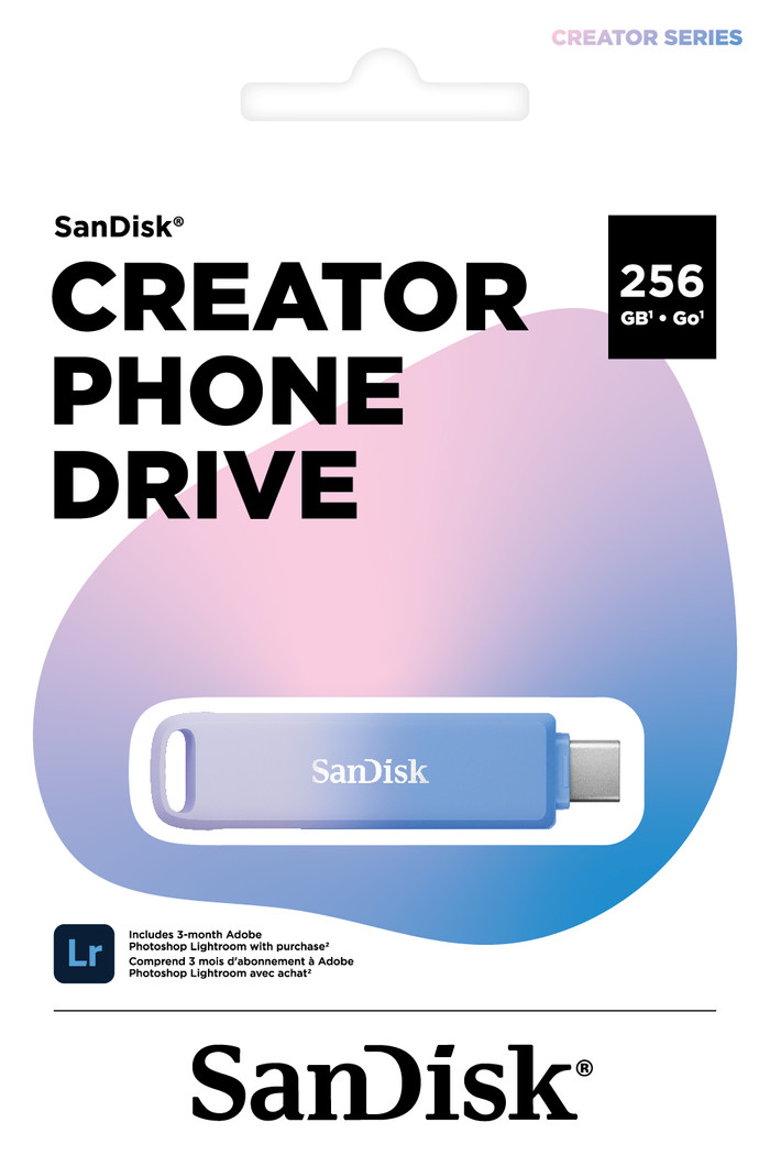 SANDISK Creator Phone Drive 256GB verpakking