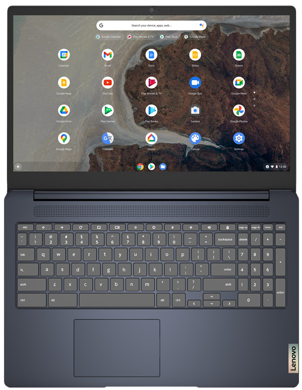 Lenovo Chromebook 3 15IJL6 82N40046MH bovenkant