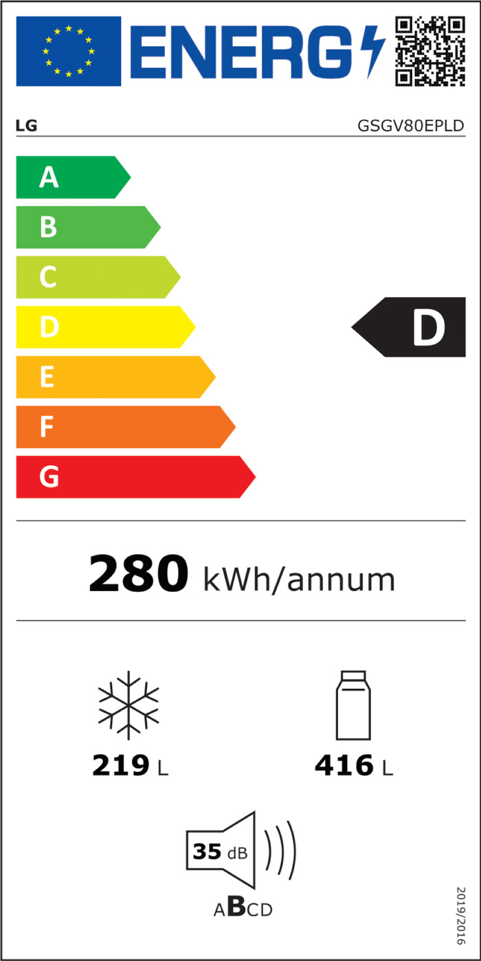 LG GSGV80EPLD InstaView energielabel