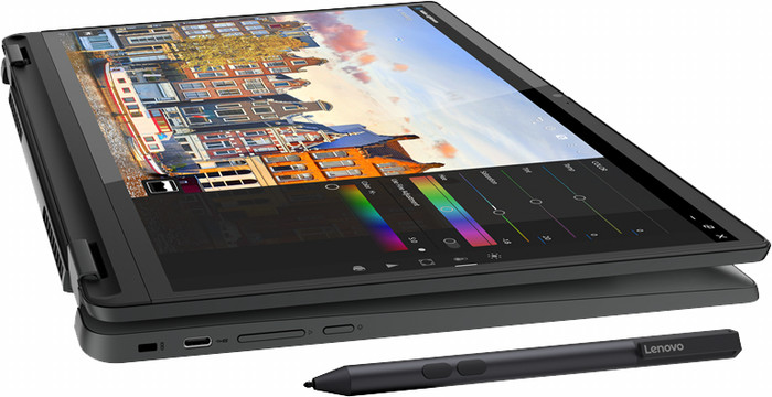 Lenovo IdeaPad Flex 5 Chromebook Plus 14IRU7 83EK000EMH bovenkant