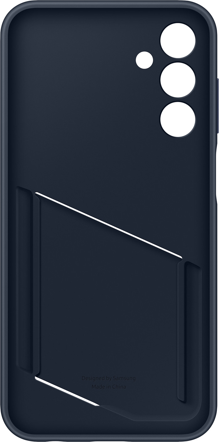 Samsung Galaxy A15 4G/5G Card Slot Back Cover Donkerblauw voorkant