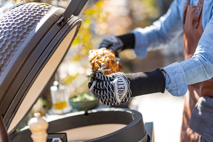 Boretti Ceramica Large rotisserie product in gebruik