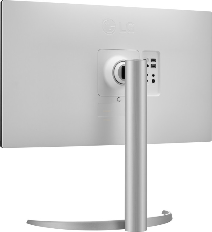 LG 27UP83AK-W achterkant