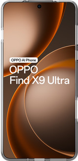Just in Case Soft Design OPPO Find X9 Ultra Back Cover Transparant voorkant