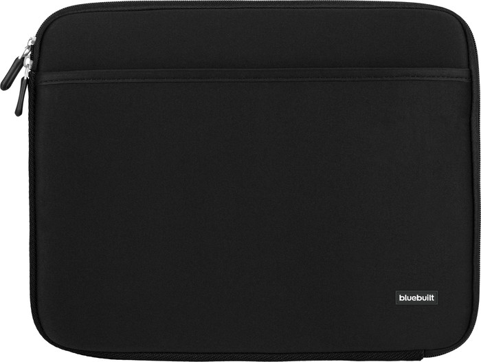BlueBuilt Laptophoes breedte 36 cm 15-16 inch M Zwart voorkant