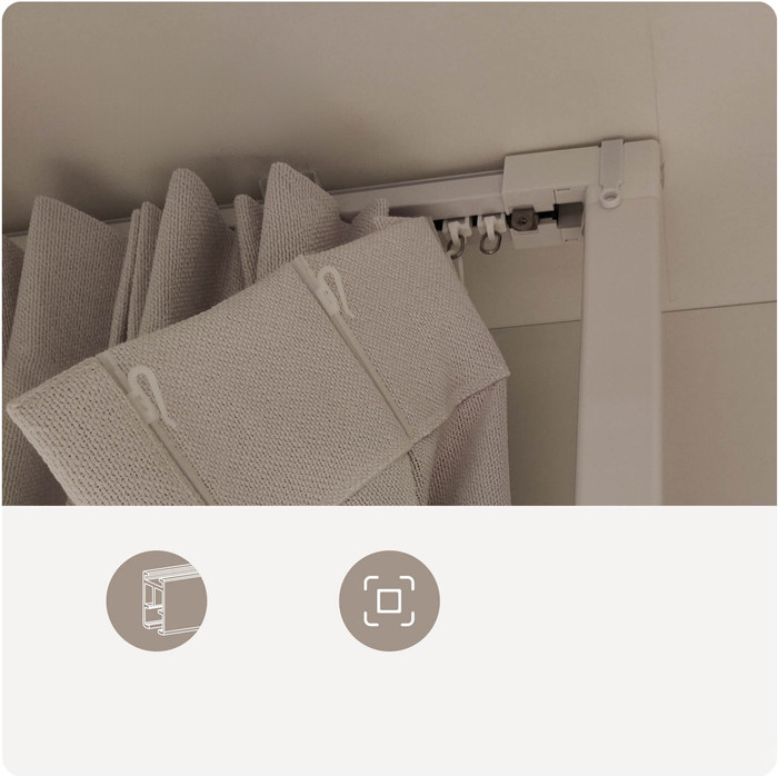 MotionBlinds Curtain Motor and Rails (475cm) visual supplier