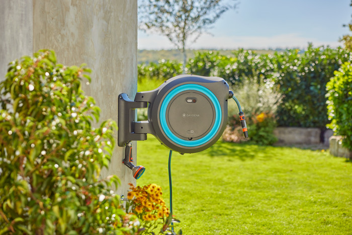 Gardena Dévidoir Mural Automatique PowerRoll XL P4A Set produit à l'usage