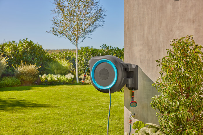 Gardena Dévidoir Mural Automatique PowerRoll XL P4A Set produit à l'usage