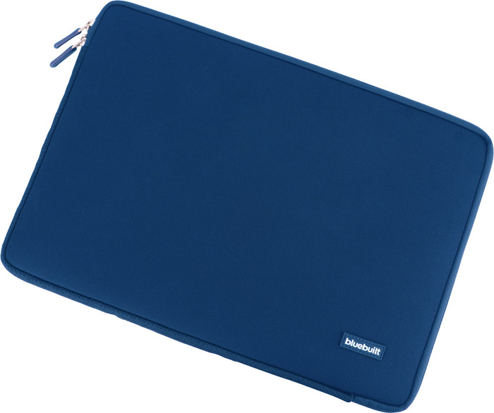 BlueBuilt Laptop Sleeve for Apple MacBook Air 15 inches Blue top