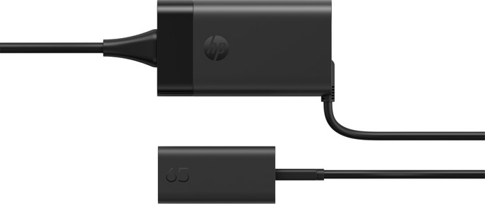 HP 65W GaN Usb C Oplader product in gebruik