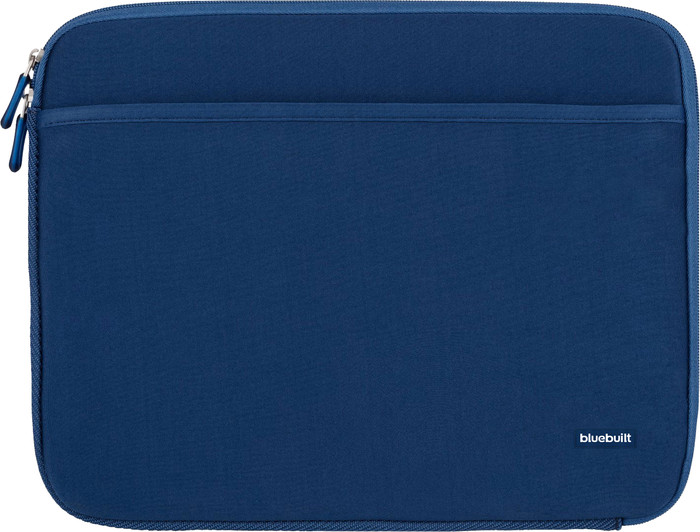 BlueBuilt Laptophoes breedte 37 cm 15-16 inch M Blauw voorkant