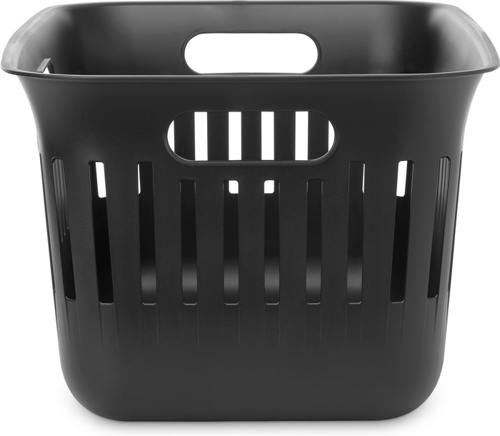Brabantia Collect-It Wasmand 40 liter - Set van 2 - Zwart voorkant