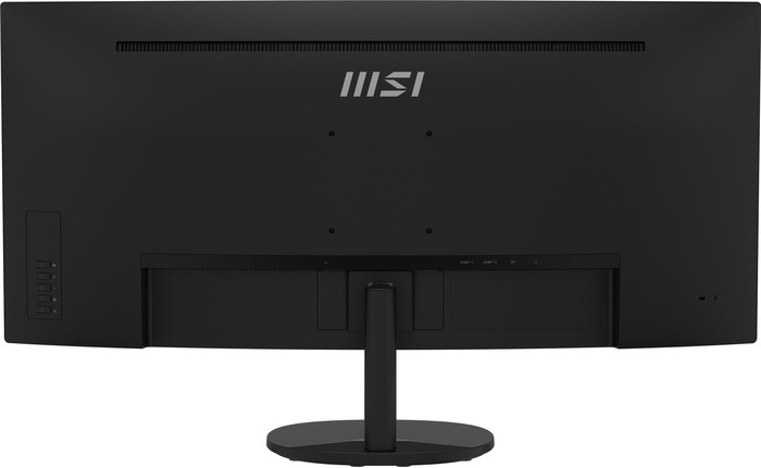 MSI PRO MP341CQ E12 Curved achterkant