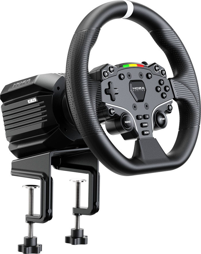 Moza R5 Pro Racestuur linkerkant