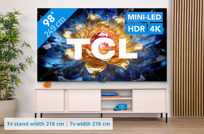 TCL QD Mini-LED 98 inches T8D (2026) visual Coolblue 1