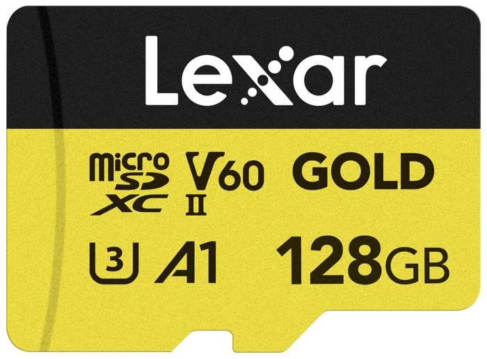 Lexar Professional MicroSDXC GOLD 128GB 100MB/s Main Image