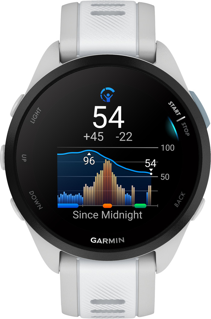 Garmin Forerunner 165 Grijs/Wit voorkant