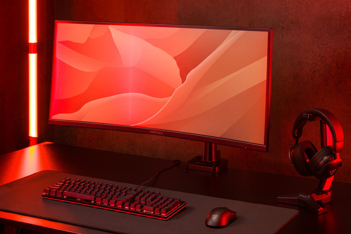 Vortech Pro 34 inches Quad HD Curved product in use