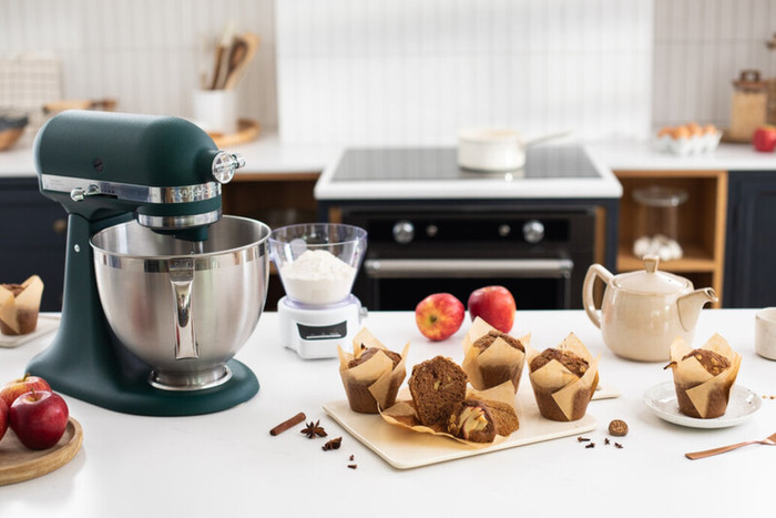 KitchenAid 5KSM185PSEPP Pebbled Palm product in gebruik