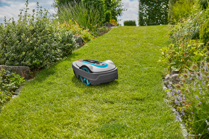 Gardena smart SILENO City 400 product in gebruik