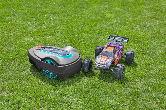 Gardena smart SILENO City 400 product in gebruik