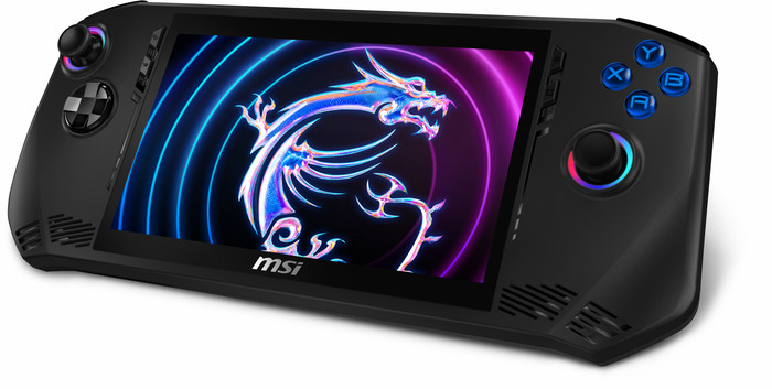 MSI Claw A1M Intel Core Ultra 5 135H 512GB rechterkant