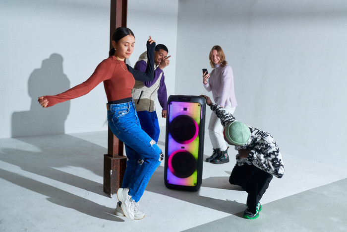 Salora PartySpeaker XXL1 product in gebruik