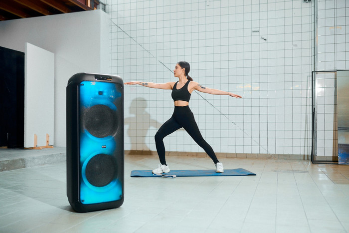 Salora PartySpeaker XXL1 product in gebruik