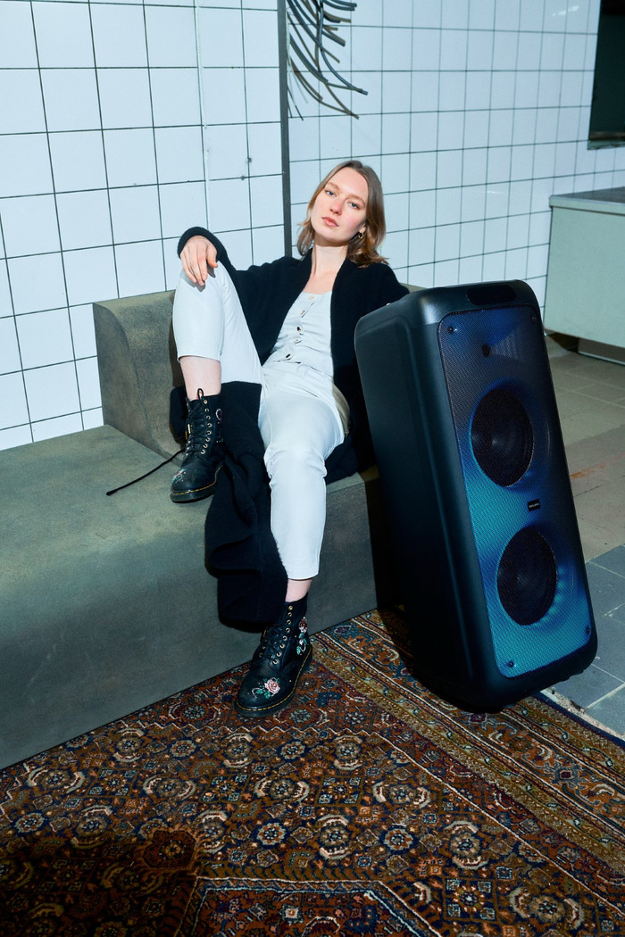 Salora PartySpeaker XXL1 product in gebruik