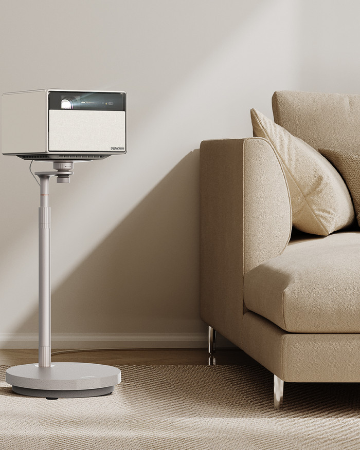 XGIMI Horizon Ultra + XGIMI Floor Stand Ultra product in gebruik