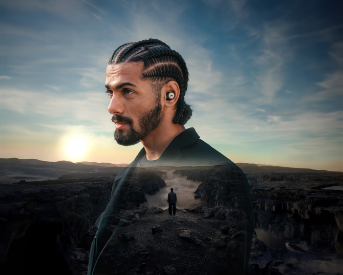 Sennheiser Momentum True Wireless 4 Kupfer produkt in gebrauch