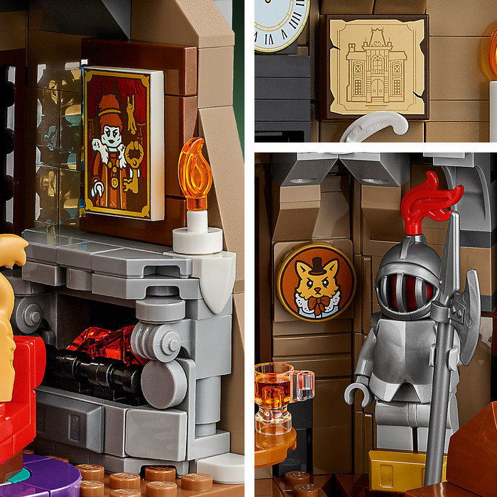 LEGO Icons Burgemeestershuis 11383 product in gebruik