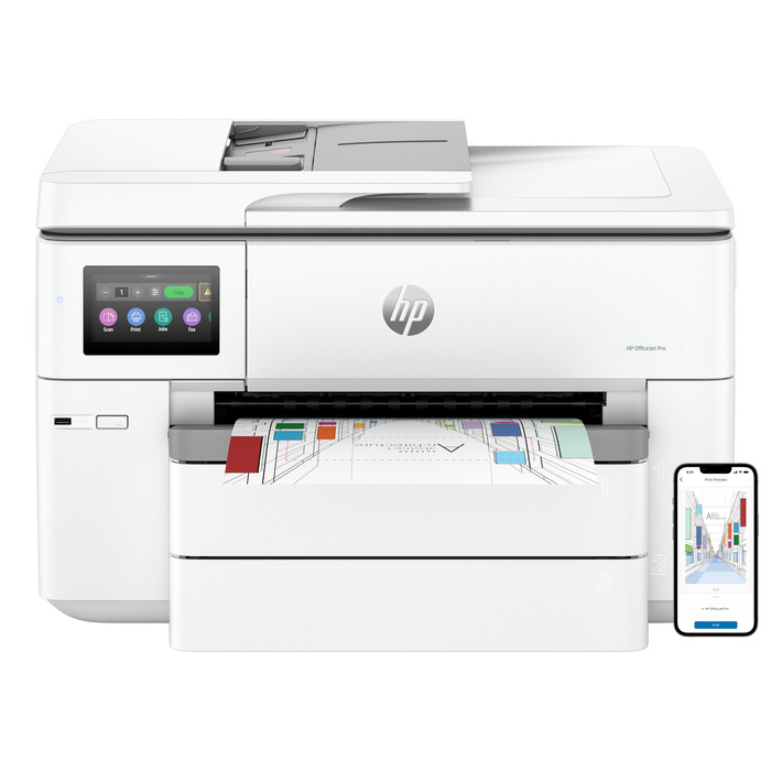 HP OfficeJet Pro 9730e left side