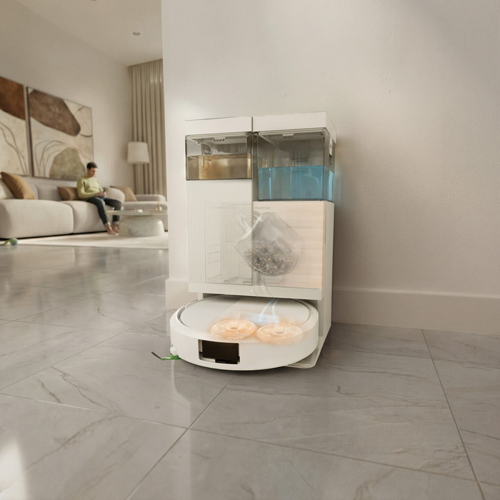 iRobot Roomba Combo Plus 575 White product in gebruik