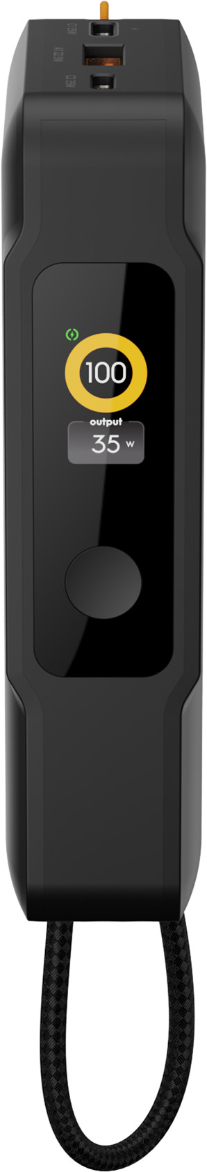 Xtorm NextGen 35W Powerbank 10.000 mAh Zwart linkerkant