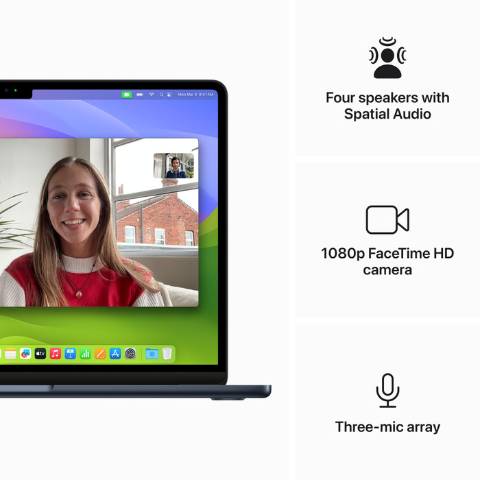 Apple MacBook Air 13 inches (2024) M3 (8/10) 16GB/1TB Midnight QWERTZ visual supplier