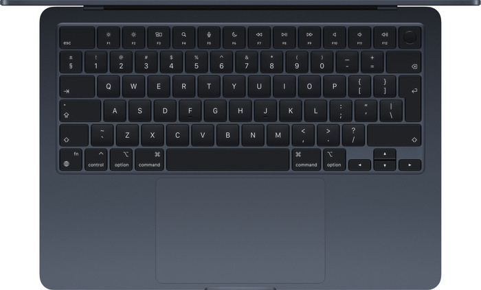 Apple MacBook Air 13 inches (2024) M3 (8/10) 16GB/1TB Midnight QWERTZ top