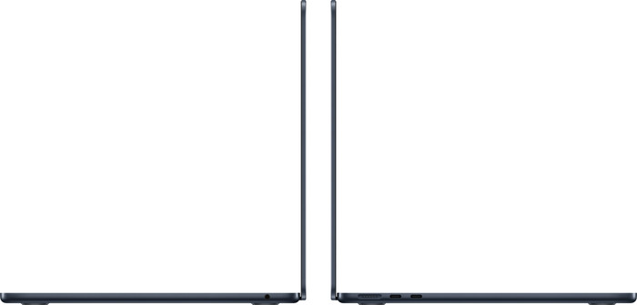 Apple MacBook Air 13 inches (2024) M3 (8/10) 16GB/256GB Midnight AZERTY left side