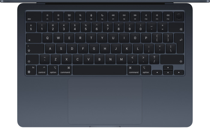 Apple MacBook Air 13 inches (2024) M3 (8/10) 16GB/256GB Midnight AZERTY top