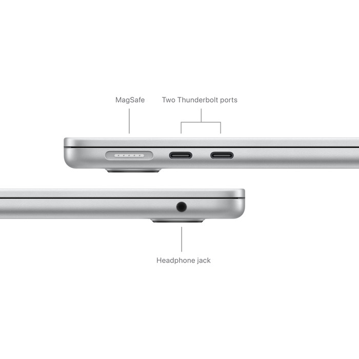 Apple MacBook Air 13 inches (2024) M3 (8-core CPU/10-core GPU) 8GB/512GB Silver AZERTY visual supplier