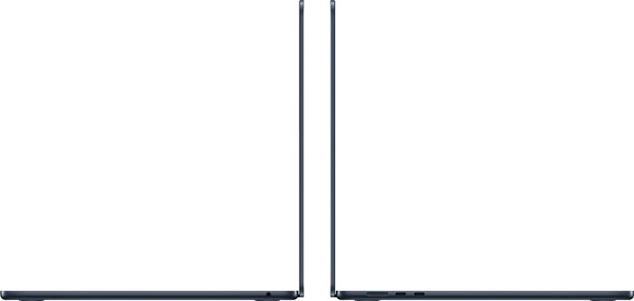 Apple MacBook Air 15 inches (2024) M3 (8-core CPU/10-core GPU) 8GB/512GB Midnight AZERTY left side