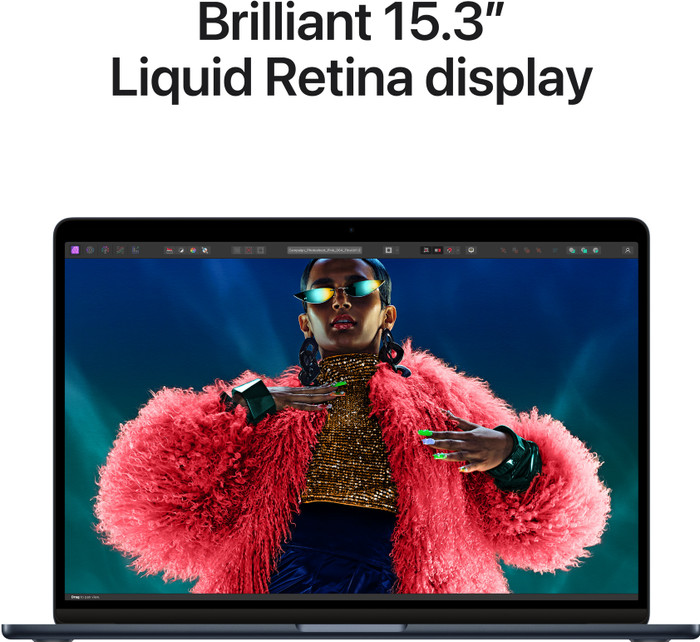 Apple MacBook Air 15 inches (2024) M3 (8-core CPU/10-core GPU) 8GB/512GB Midnight AZERTY visual supplier